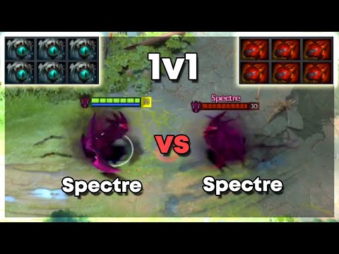 6x Skadi Spectre vs 6x Heart Spectre | Level 30 Dota 2 1v1 | Who Will Win?