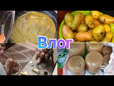 Будни на локдауне / Заготовки / Варенье из груш / Сациви / Anika Z влог