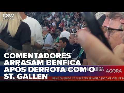 Comentadores arrasam Benfica após derrota com o St. Gallen: a análise COMPLETA no Record na Hora