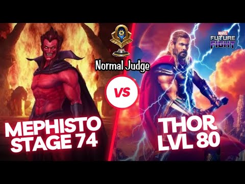 I am really shocked😱THOR lvl 80 vs MEPHISTO 74 || Normal Ctp Judge _ 1st gear 27 _ Pierce 22%🔥MFF
