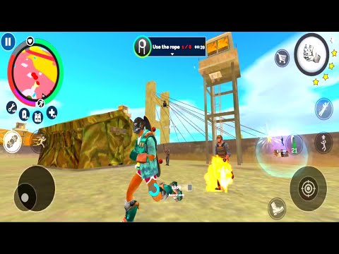 Inside the Military Base: Exploring the Rope Hero in Vegas Crime Simulator