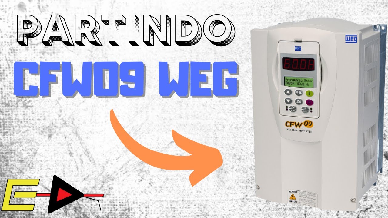Partindo inversor de frequência CFW09 WEG