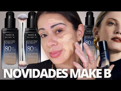 New in O BOTICÁRIO | Updated MAKE B RETINOL FOUNDATION and DOUBLE BRUSH