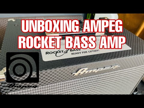AMPEG ROCKET BASS RB210 500 WATTS UNBOXING