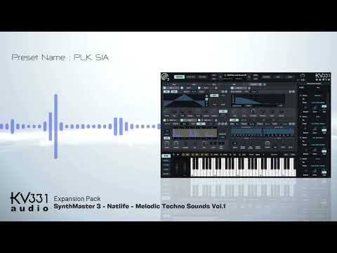 Natlife Melodic Techno Sounds Volume 1 for SynthMaster 3 audio demo