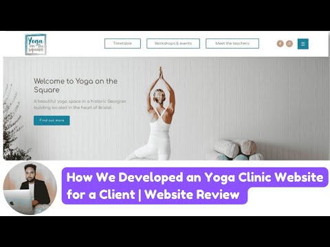 Yoga Therapy Centre Website — client website video