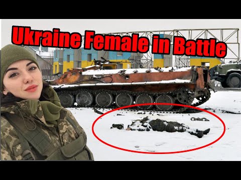 Tribute to Ukraine brave women soldiers female parade