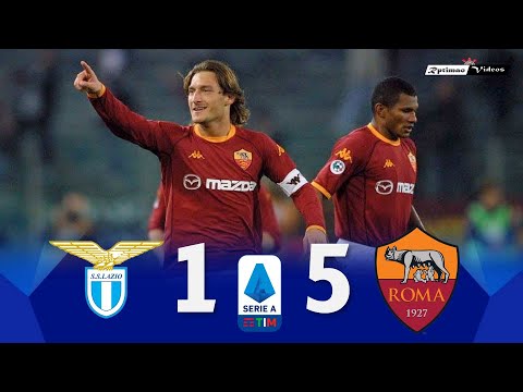 Lazio 1 x 5 Roma ● Serie A 01/02 Extended Goals & Highlights HD