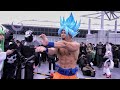 WORLD'S BIGGEST COMIC CON | SSJ BLUE GOKU COSPLAY