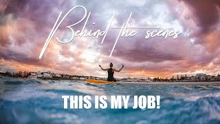 BEHIND THE SCENES || Photography, Ocean and Yummy Protein Bars