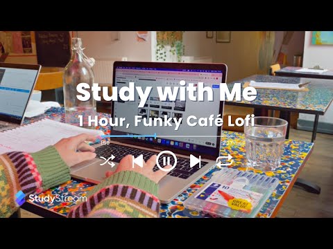 1 HOUR STUDY WITH ME ☕️  Cafe Lofi / Pomodoro 25/5