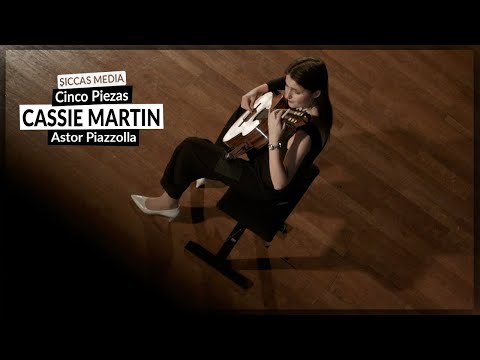 Cassie Martin plays Romantico & Compadre from Cinco Piezas by A  Piazzolla | Siccas Media