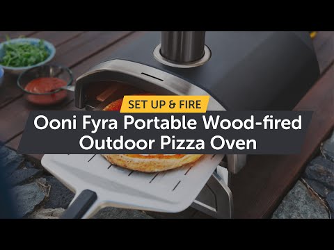 Ooni Fyra - Portable Wood-fired Outdoor Pizza Oven - How to Setup & Light it Video