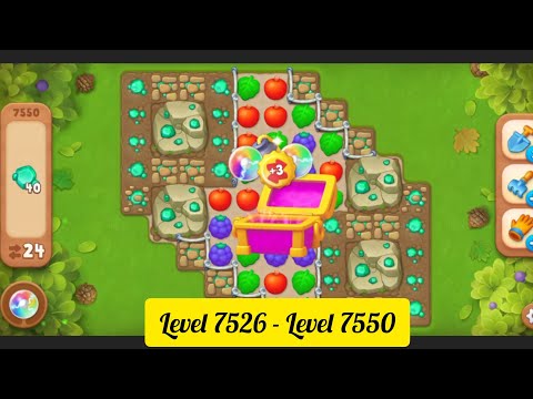 Gardenscapes ( Level 7526 - Level 7550 ) - All Puzzles - Gameplay PART - 352