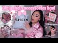GIRLIEST SHEIN ACCESSORIES HAUL 2025 Girly Girl Essentials Beauty Nails Bling Jewelry