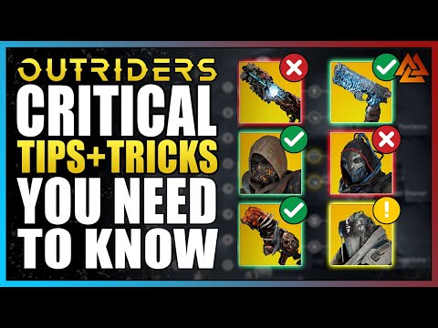 Outriders -  30 Critical Tips and Tricks You NEED To Know!
