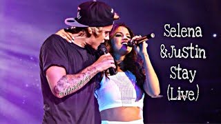 Justin Bieber &amp; Selena Gomez - Stay (Live)