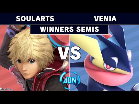 AON Ultimate #045 - SoulArts (Shulk) Vs. Venia (Greninja) Winners Semifinals  - Smash Ultimate