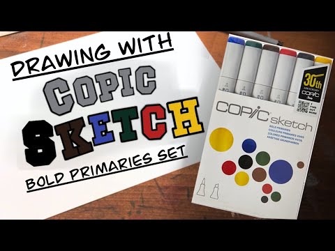 Copic Sketch Bold Primaries Set