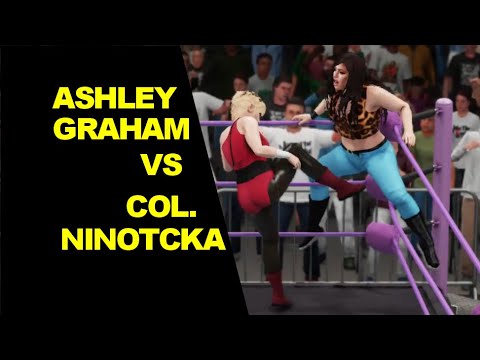 GLOW 1985 Ashley Graham vs Col. Ninotchka - Extreme Rules