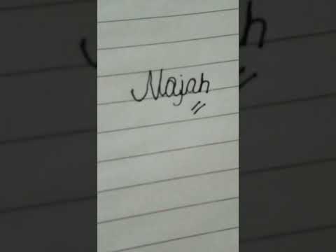 NAJAH #namewriting