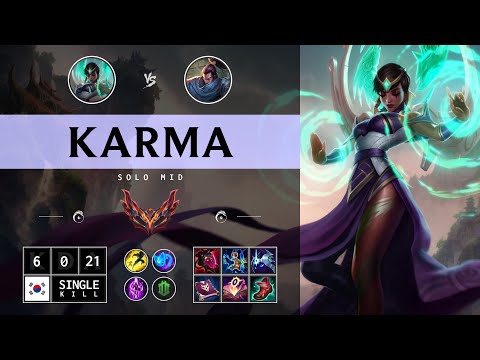 Karma Mid vs Yasuo - KR Grandmaster Patch 14.13