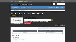 Nitroflare, how to pay premium account via Paypal