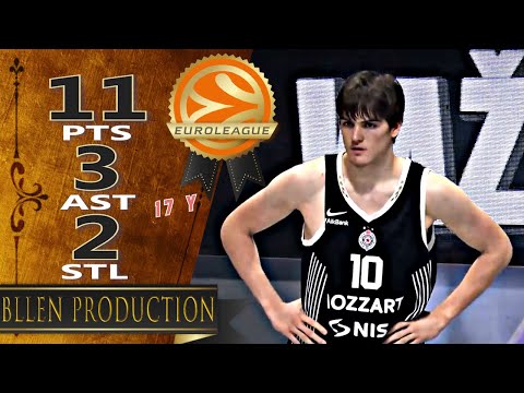 Uros Mijailovic ('08) - 11 Pts Highlights｜Partizan Belgrade vs Maccabi Rapyd Tel Aviv｜2025.09.13