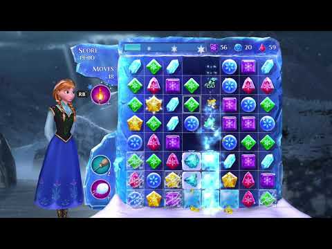 Frozen Free Fall: Snowball Fight, Winter 245, Three Stars, NO Power-Ups