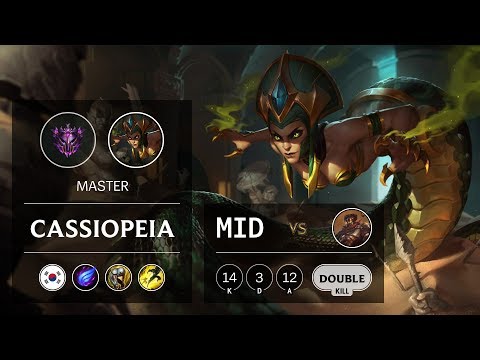 Cassiopeia Mid vs Viktor - KR Master Patch 9.21