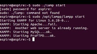 Xampp/lampp - Apache failed to start [SOLVED] #Linux