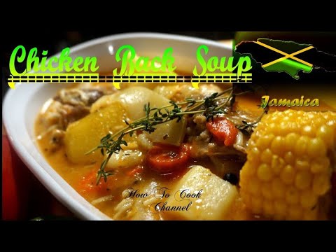 Let's Cook🇯🇲Jamaican Authentic Chicken Back soup It's One Of My Favorite Soup Recipes😋Delicious