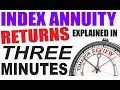 Index Annuity returns explained in 3 minutes