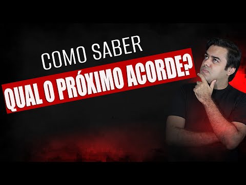 APRENDA como saber qual o PRÓXIMO ACORDE no TECLADO?