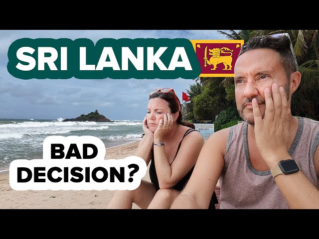 Travel vlog - Huge Mistake Coming to Sri Lanka? Mirissa is NOT going as planned 😭 🇱🇰
