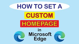 Microsoft Edge: How To Customize Your Homepage In Edge | PC | *2023