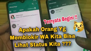 Download lagu Apakah Orang Yang Memblokir WA Kita Bisa Melihat Status Kita? Tonton Ini mp3