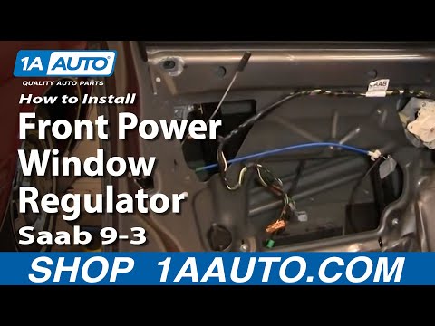 How to Replace Window Regulator 03-11 Saab 9-3