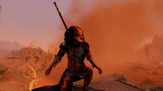"A Yautja (Predator) in Tamriel" - Skyrim Special Edition.