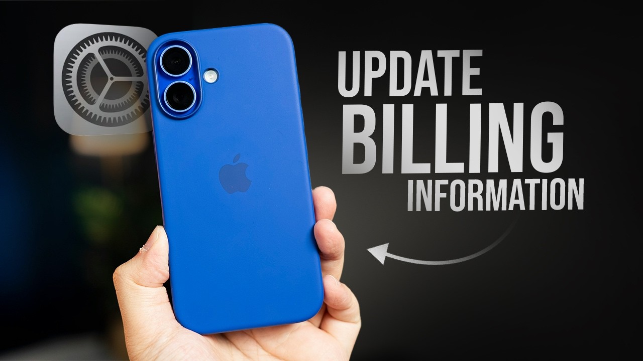 How to Update Billing Information on iPhone (tutorial)