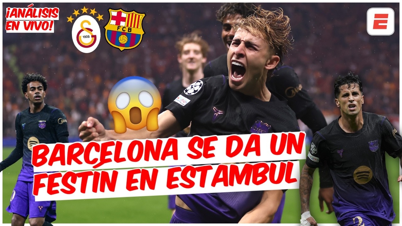 Barcelona ES UNA MÁQUINA. DESTROZÓ al Galatasaray en ESTAMBUL con PARTIDAZO de LAMINE | Exclusivos