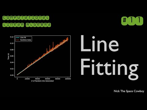 Line Fitting With Least Squares- Linear Algebra