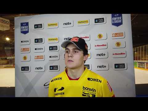 06.02.2021 HC Sierre – EVZ Academy 2-3 après prolongation Eliot Bernazzi