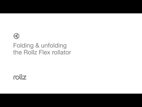 Rollz Flex - Folding & unfolding the Rollz Flex rollator