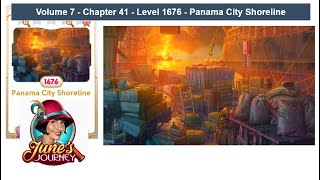 June's Journey - Vol 7- Chap 41 - Level 1676 - Panama City Shoreline (Complete Gameplay, in order.