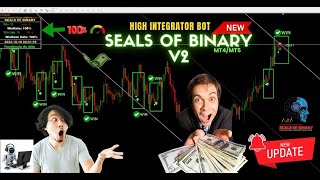 SEALS OF BINARY V2 | NEW UPDATE | হাই একুরেসি এন্টিগেটর বট 2024 | MT4