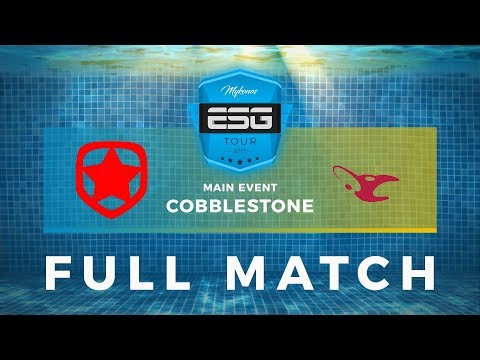 Gambit vs mousesports - Cobblestone (Map 1) - ESG Tour Mykonos 2017 Main Event