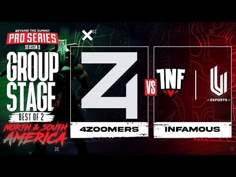 4 Zoomers vs INF.UESPORTS Game 1 - BTS Pro Series 9 AM: Group Stage w/ Kmart & ET