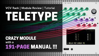 Video thumbnail for Monome Teletype | The most complex module in VCV Rack | Review and tutorial for beginners by Jakub Ciupinski