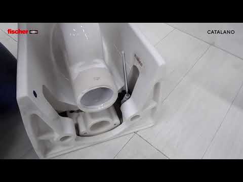Ceramica Catalano - Installazione Wc e Bidet sospesi con fissaggio nascosto